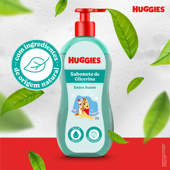 Sabonete Líquido de Glicerina Huggies Extra Suave 200 ml